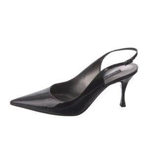 Dolce & Gabbana patent leather sling back heels size 9